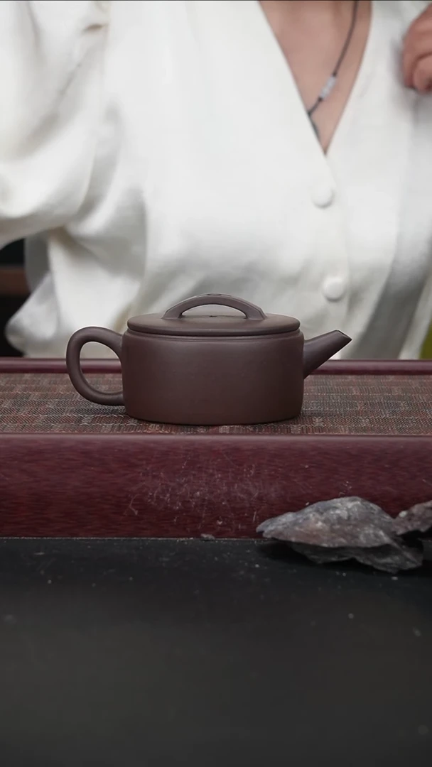 茶壶紫砂紫泥剑流汉瓦