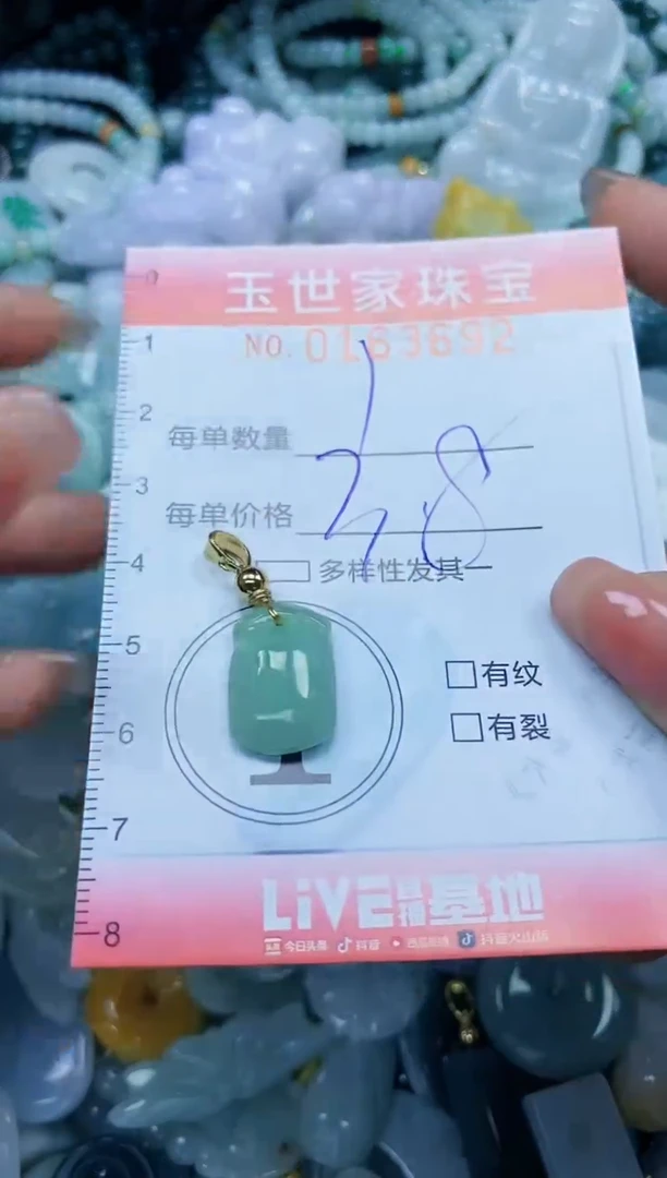 【闪购商品】翡翠颈饰未镶嵌闪购0163692