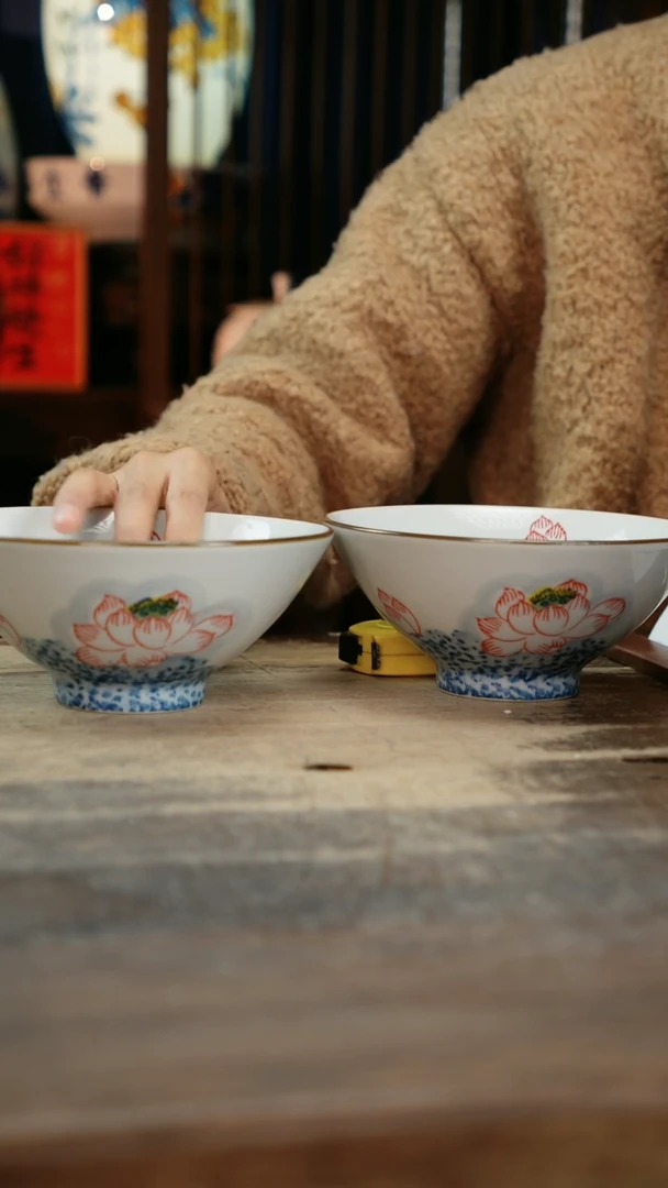 【闪购商品】瓷片景德镇纯手工釉下彩精品餐具