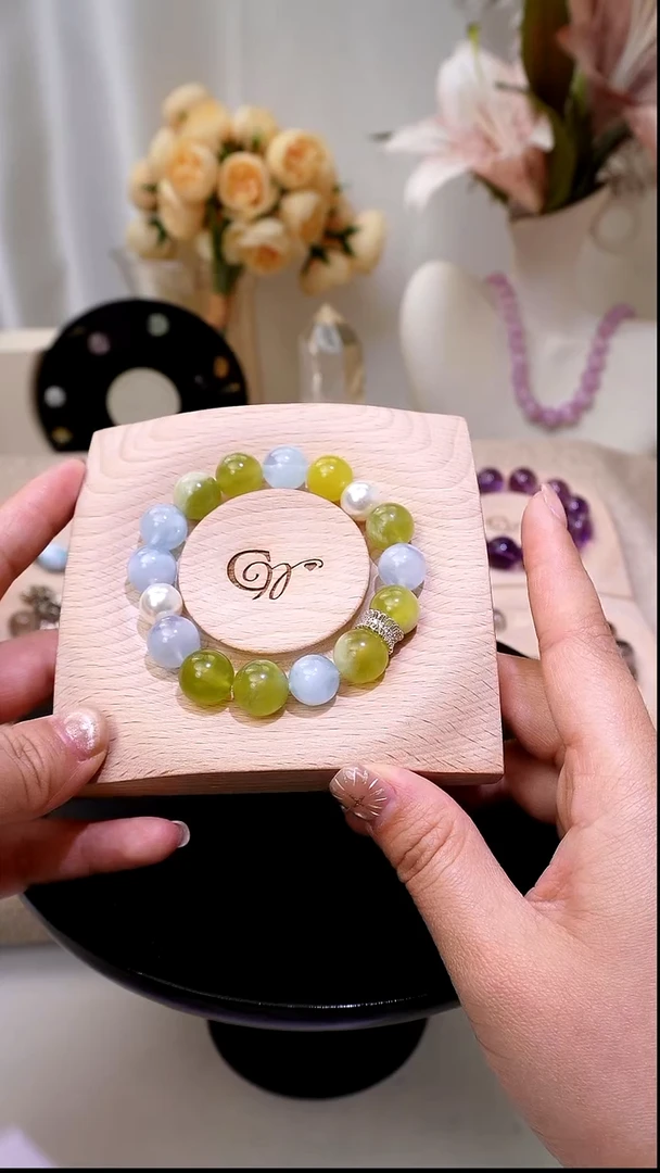 未镶嵌岫玉珠宝半成品岫玉手串