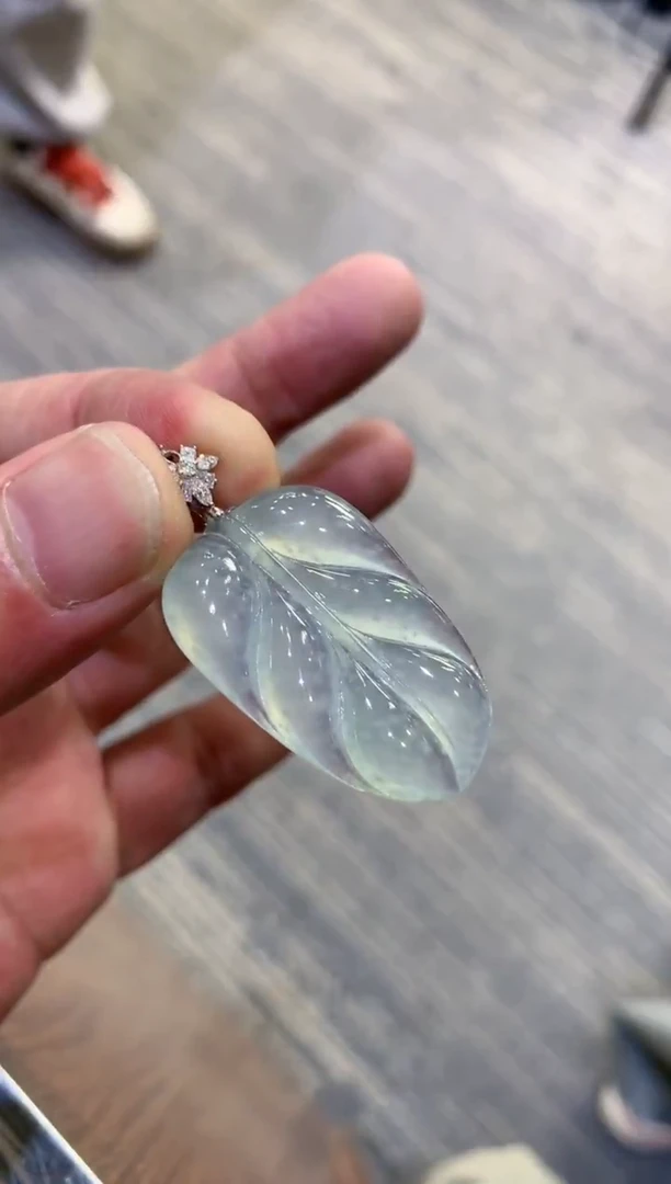 颈饰未镶嵌翡翠天然A货翡翠