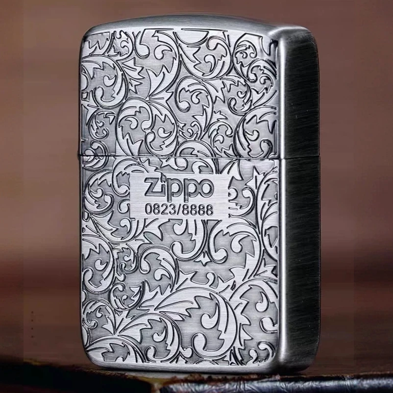 zippo打火机1941熏银唐草中标限量正版芝宝正品送男友礼物DYJ1