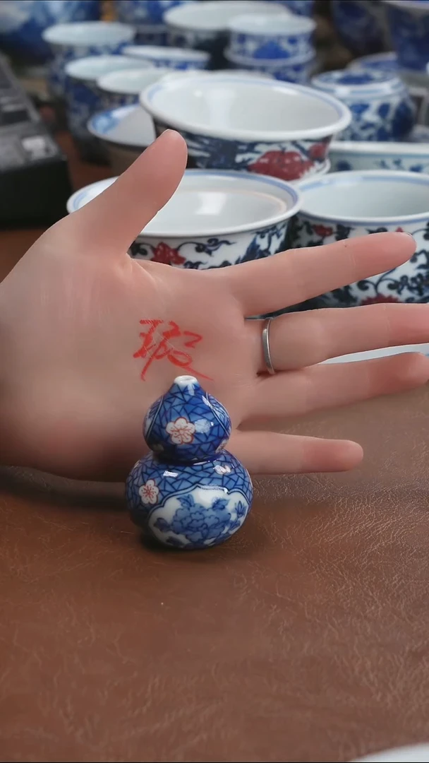 景德镇高端茶器墨奈手绘高端茶器