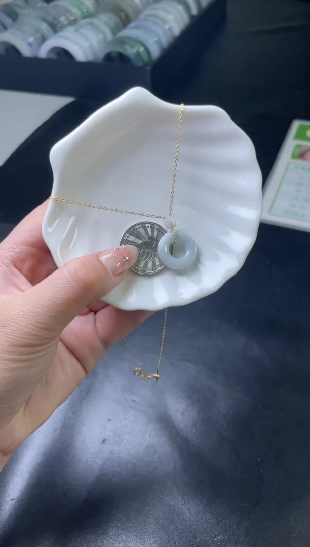 【闪购商品】翡翠吊坠(不含链)未镶嵌2122130D多样性发一