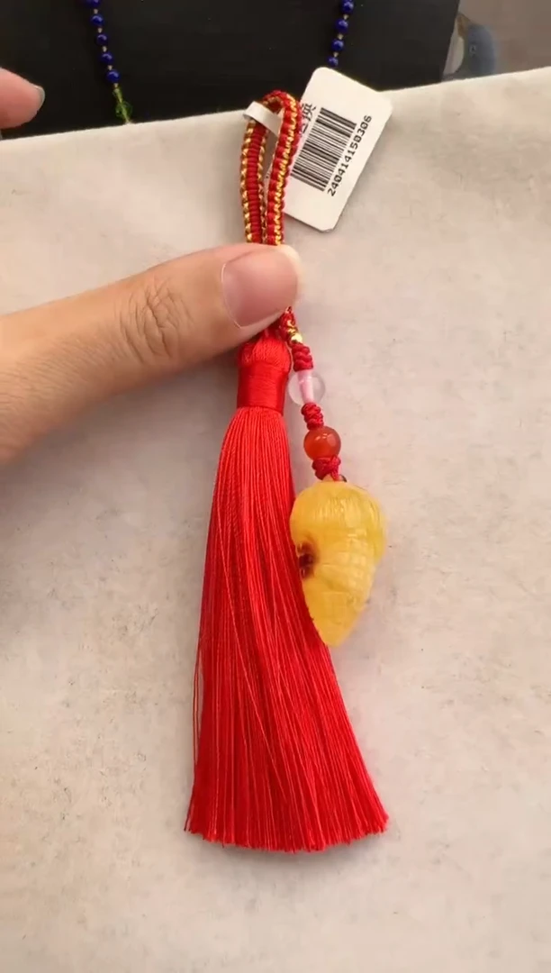 【闪购商品】琥珀裸石未镶嵌10118075-钥匙扣