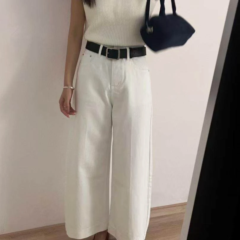 2025春季新款百搭宽松长裤816夏季阔腿裤