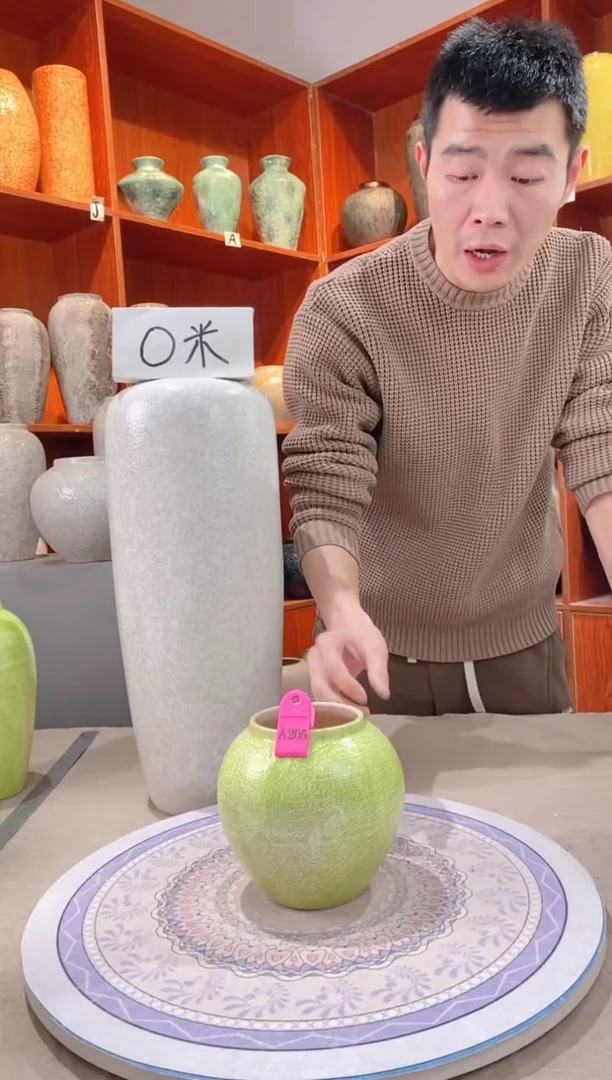 【闪购商品】瓶 陶瓷花瓶 无花a205可以水培