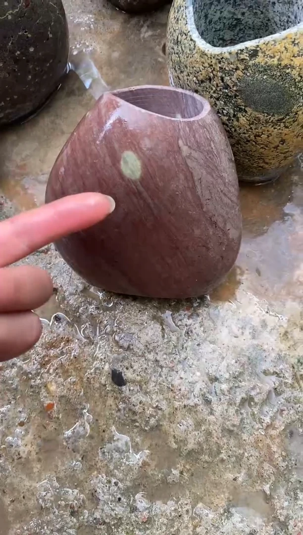 春****3天然石头花瓶花器