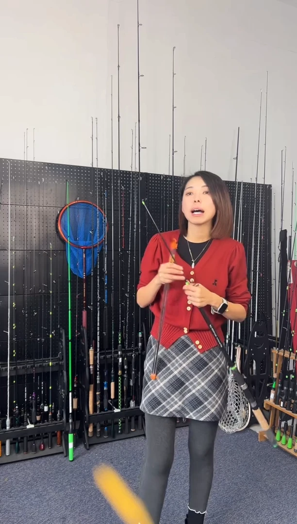 3m碳素迷你feeder绿色直柄3m（瑕疵尾货竿，没有售后，介意勿拍）