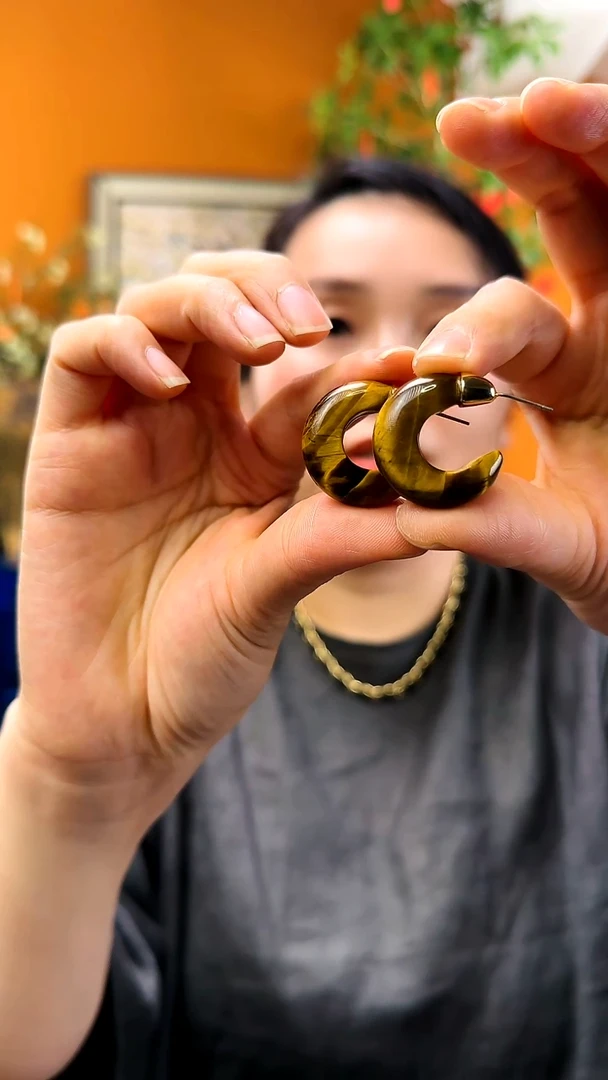 纯铜925银无耳钉