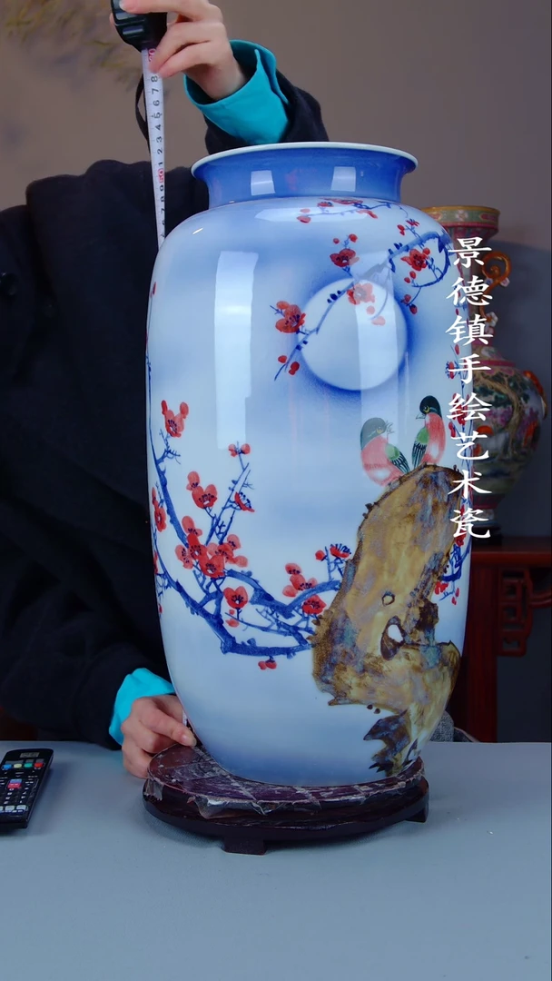 摆件陶瓷景德镇手工手绘陶瓷摆件26