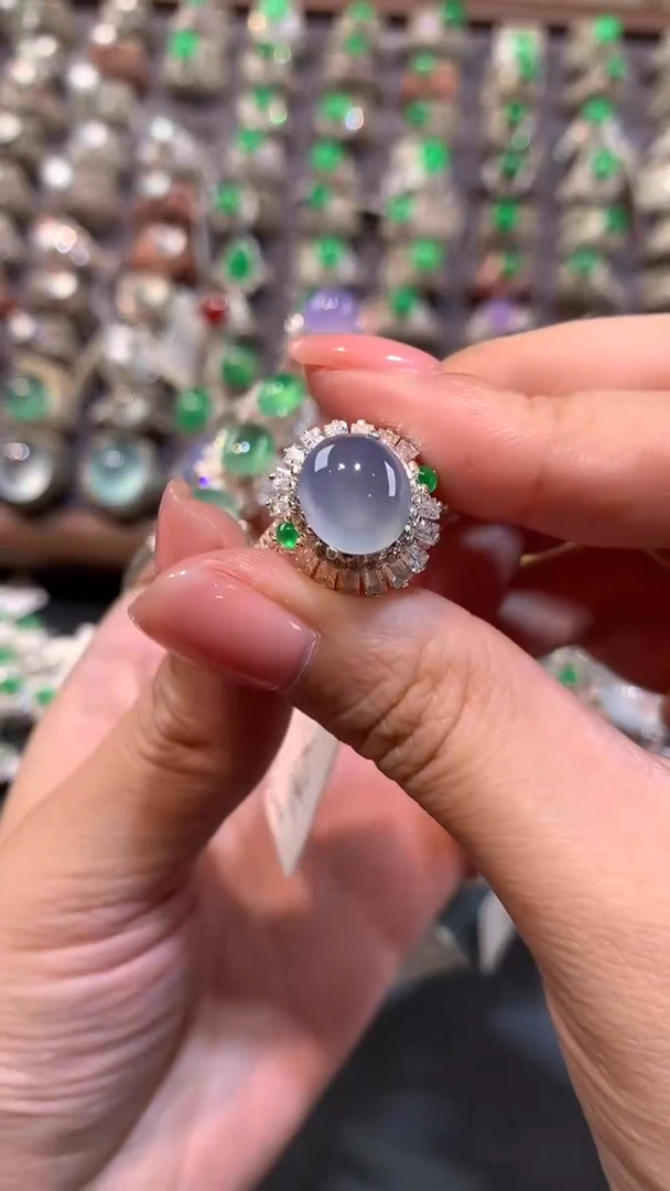 定制翡翠未镶嵌翡翠戒面
