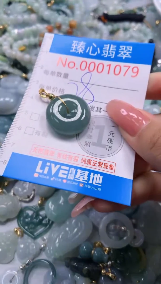 翡翠未镶嵌颈饰1079