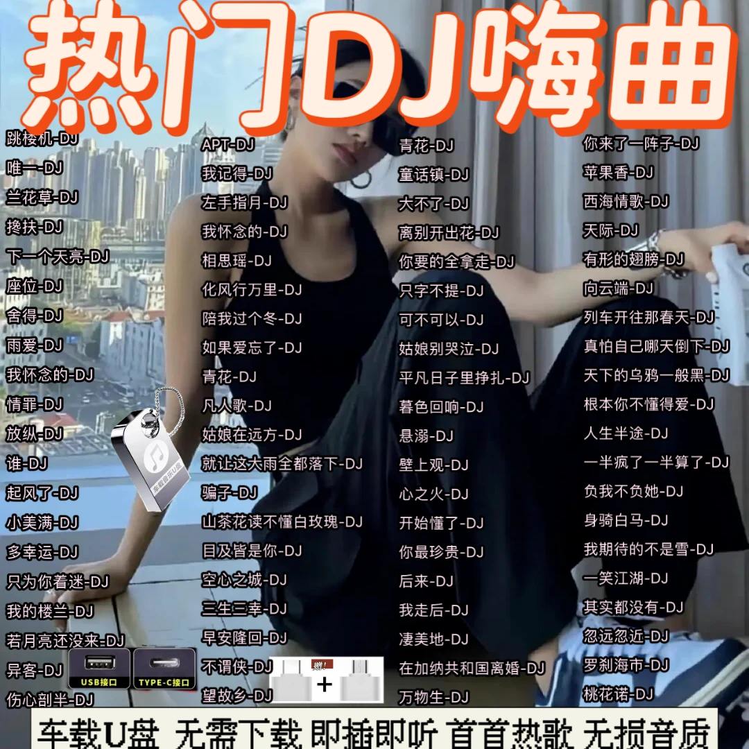 2025款车载音乐优盘高清高品质即插即用无损u盘排名第一名好评