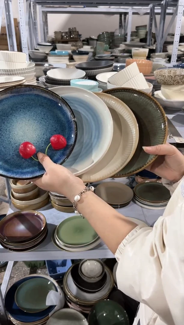 【闪购商品】瓷片外贸尾货瑕疵满20包邮X4 小盘组合