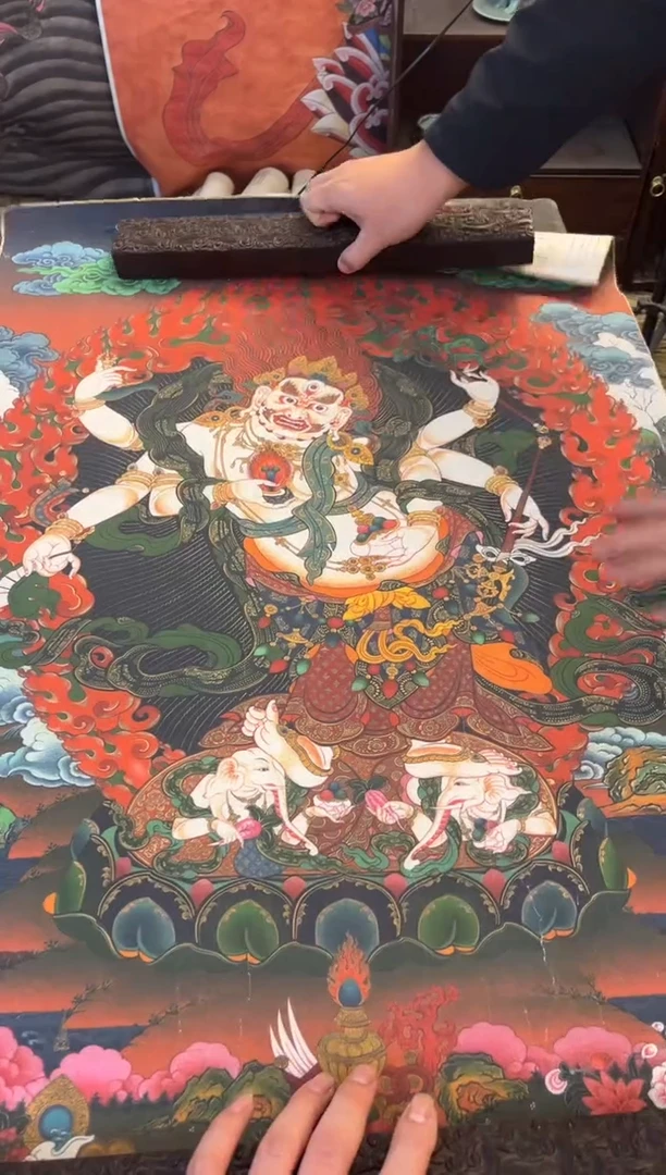 卷轴画大朱画院老六专属AA84