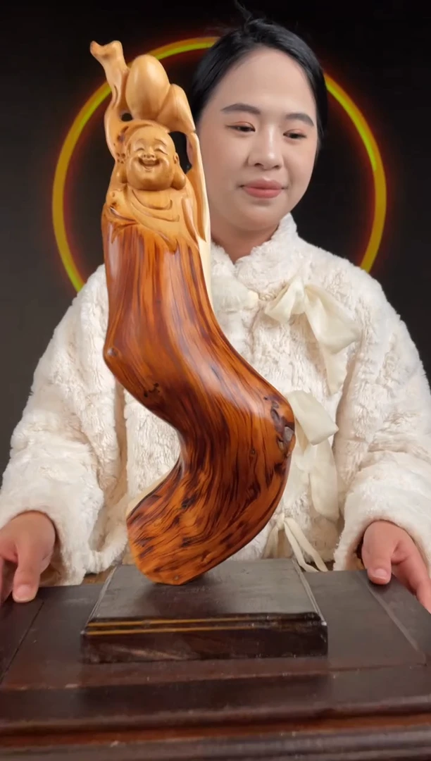 柏木（崖柏）手工摆件,先抢先得! 编号:77