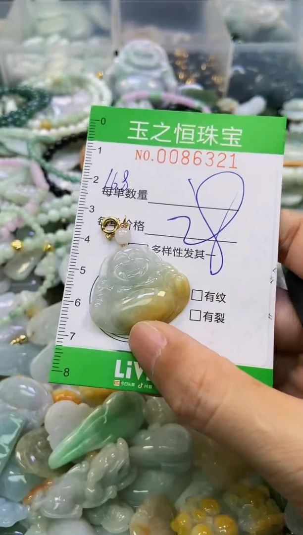 翡翠未镶嵌颈饰闪购0086321