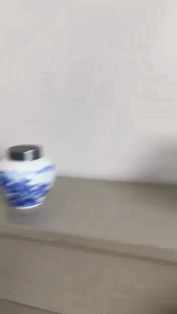 景德镇高温烧茶叶罐山水