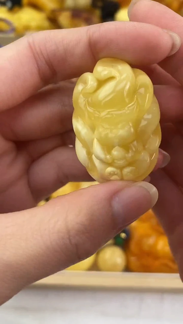 裸石琥珀未镶嵌天然琥珀蜜蜡