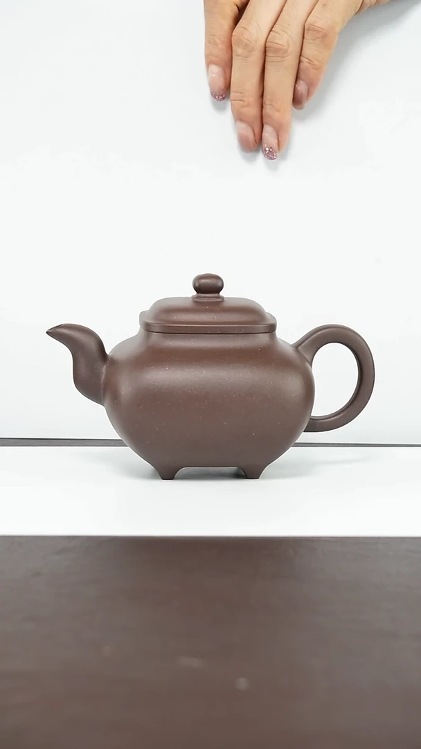 茶壶紫砂底槽青300毫升