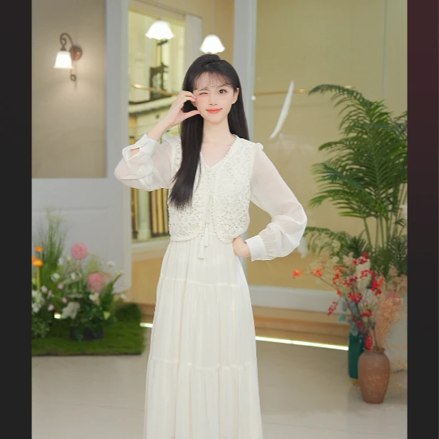 苏醒的乐园2025年新款时尚气质连衣裙SXL25024