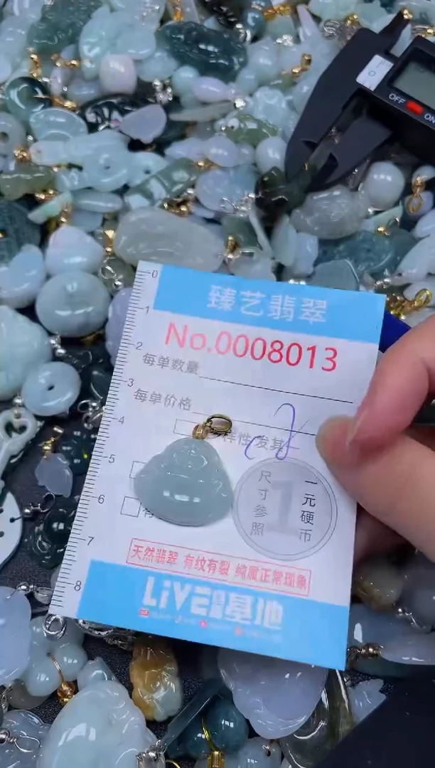 吊坠(不含链)未镶嵌翡翠8013