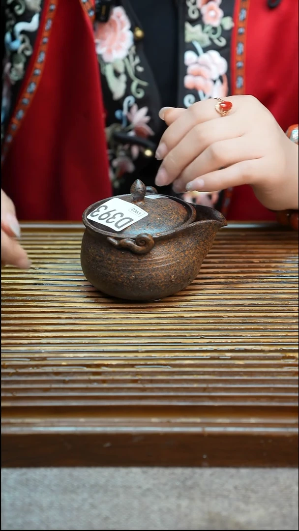 万古烧粗陶手工手做茶具