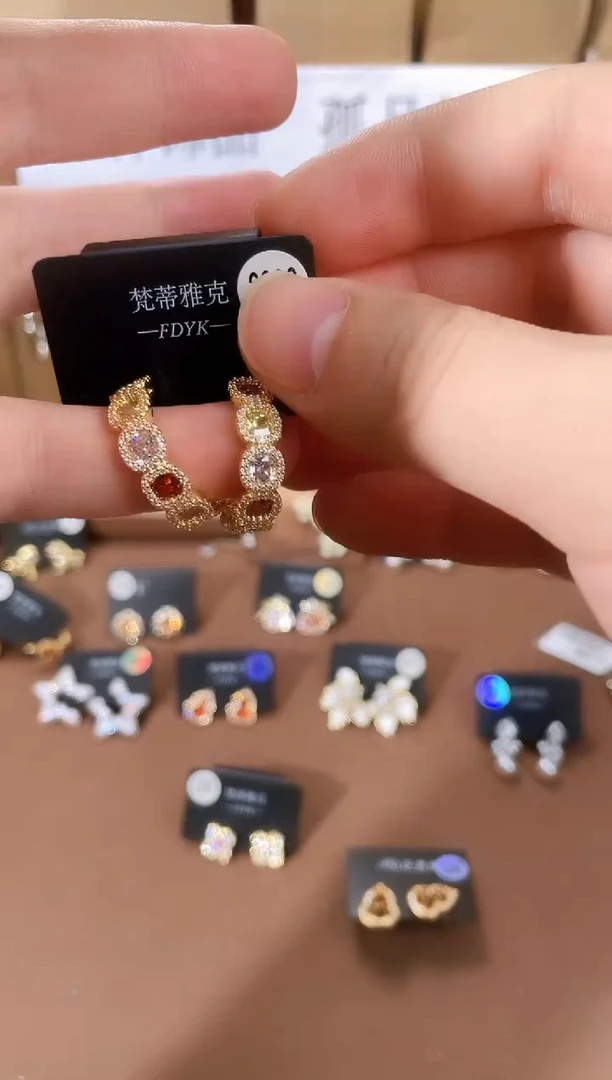 铜合金925银锆石梵2286