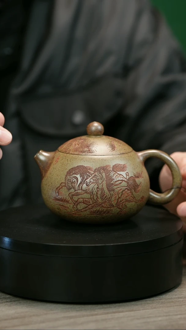 茶壶紫砂学**yH1985李琴柴烧马到成功西施