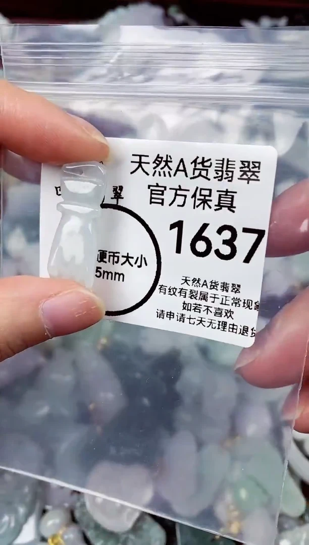 【闪购商品】翡翠颈饰未镶嵌天然A货翡翠1637