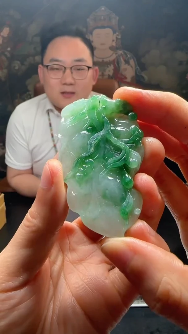 【闪购商品】定制翡翠未镶嵌L-@@QJXC2780