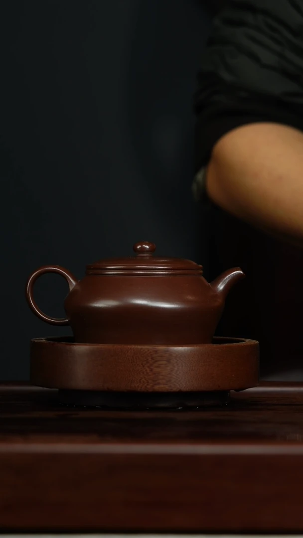 【闪购商品】紫砂茶壶c35曼淑底槽清