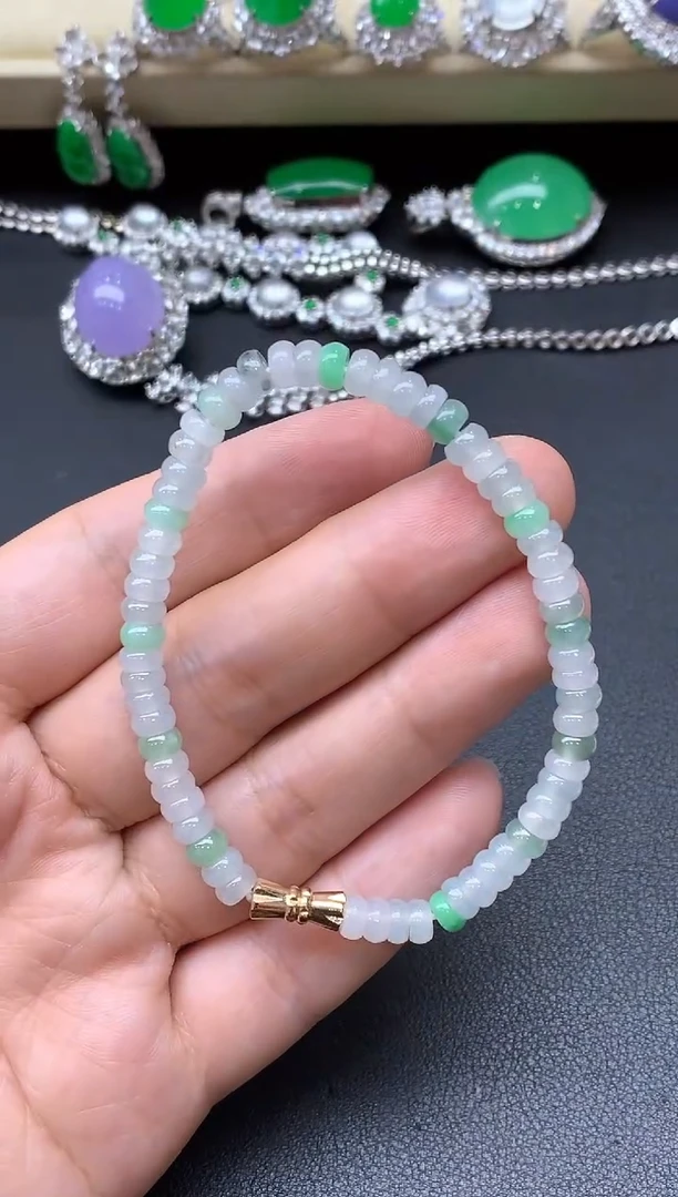 手链翡翠未镶嵌192-中国好珍宝