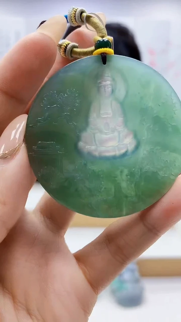 未镶嵌定制翡翠5145ty-毛货挂件11