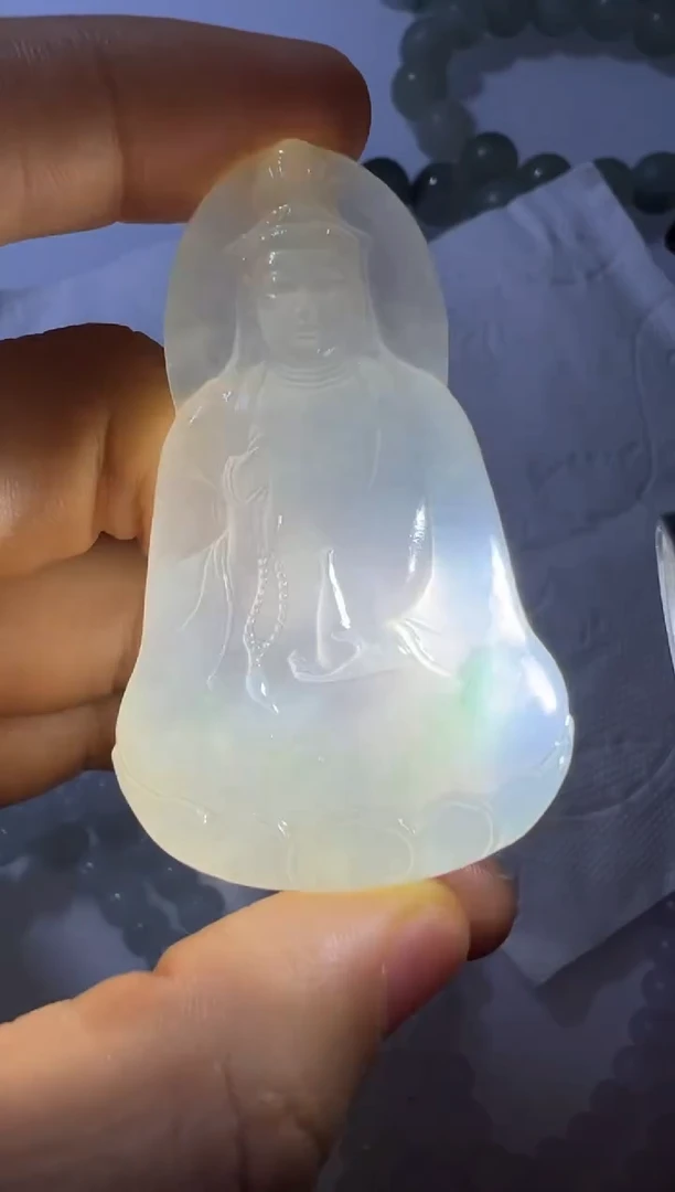 未镶嵌定制翡翠素衣