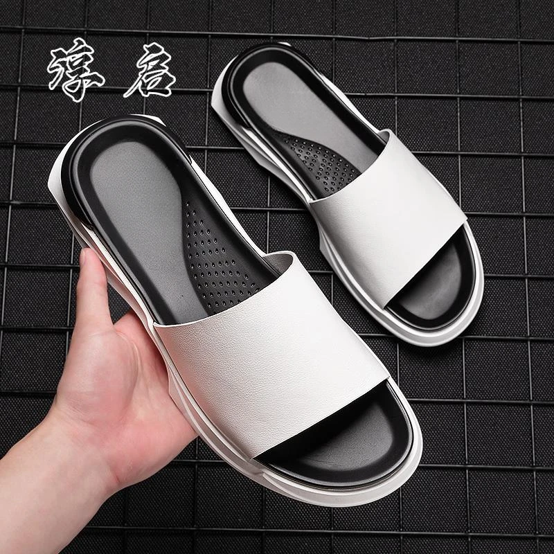 淳启拖鞋男士外穿2025年夏季新款凉拖鞋男潮流厚底一字拖男潮