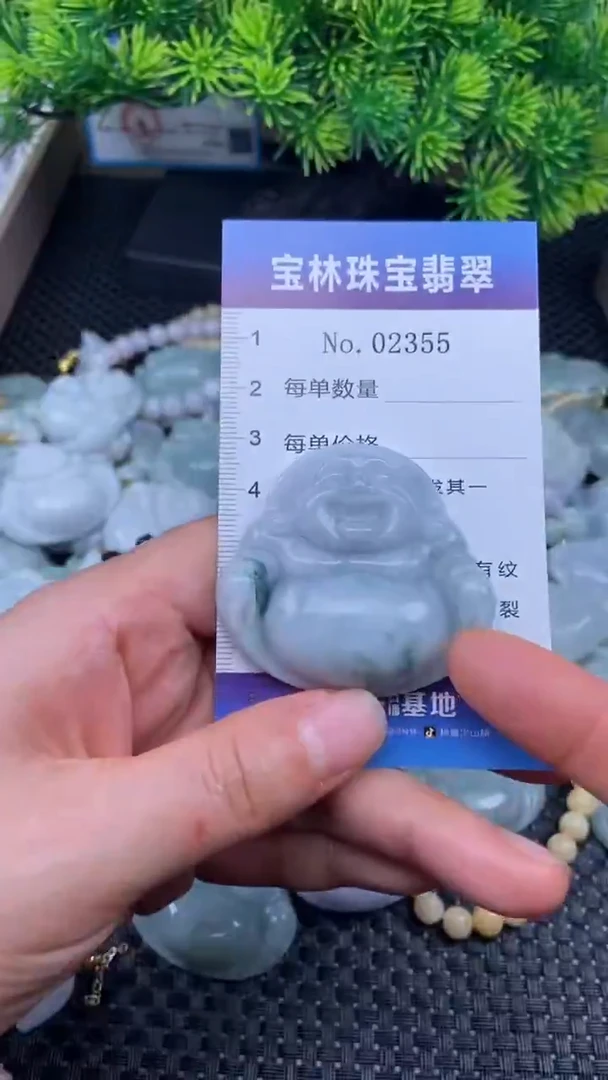 颈饰未镶嵌翡翠天然缅甸翡翠2355