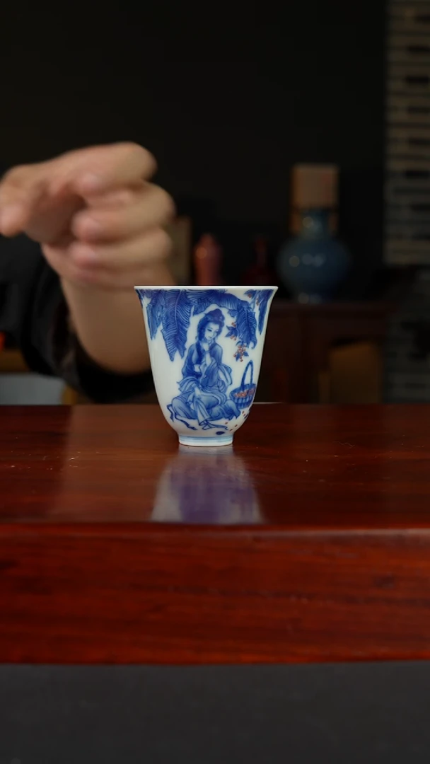 冯氏 · 祖传窑& 非遗传承400余年 · 纯柴窑西施采樱花神杯