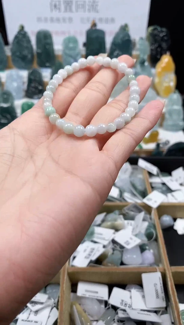 未镶嵌手链翡翠手链123 卡5.8