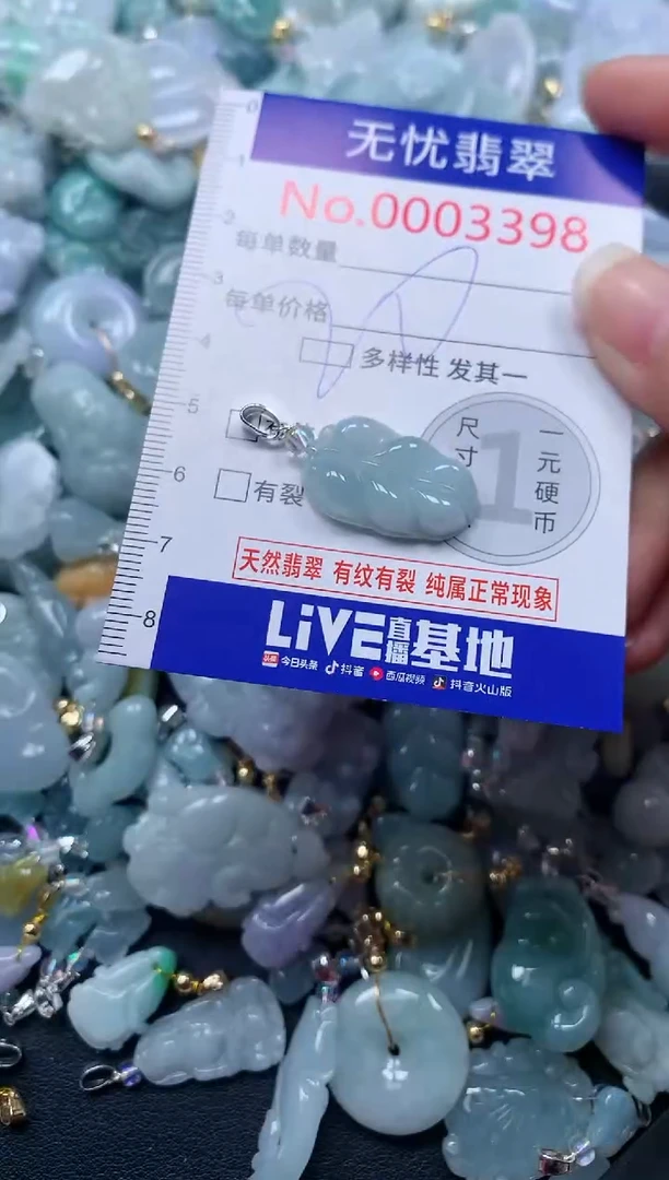 颈饰未镶嵌翡翠3398