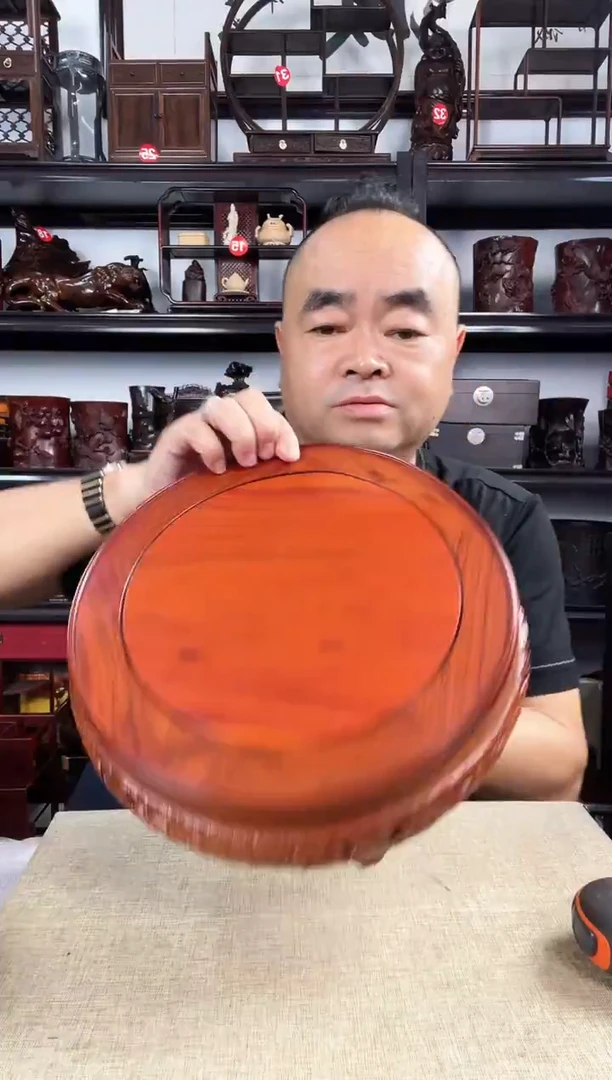 木26公分黄老李红木工艺品