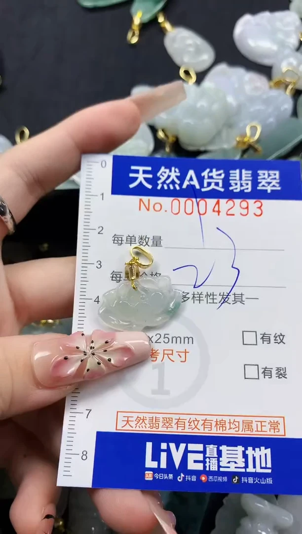 颈饰未镶嵌翡翠天然A货翡翠