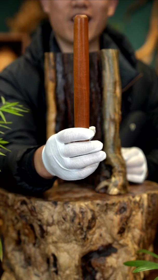 木艺**工雷击枣木擀面杖