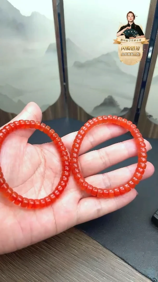 未镶嵌手串南红玛瑙WYS0914034多样性发一