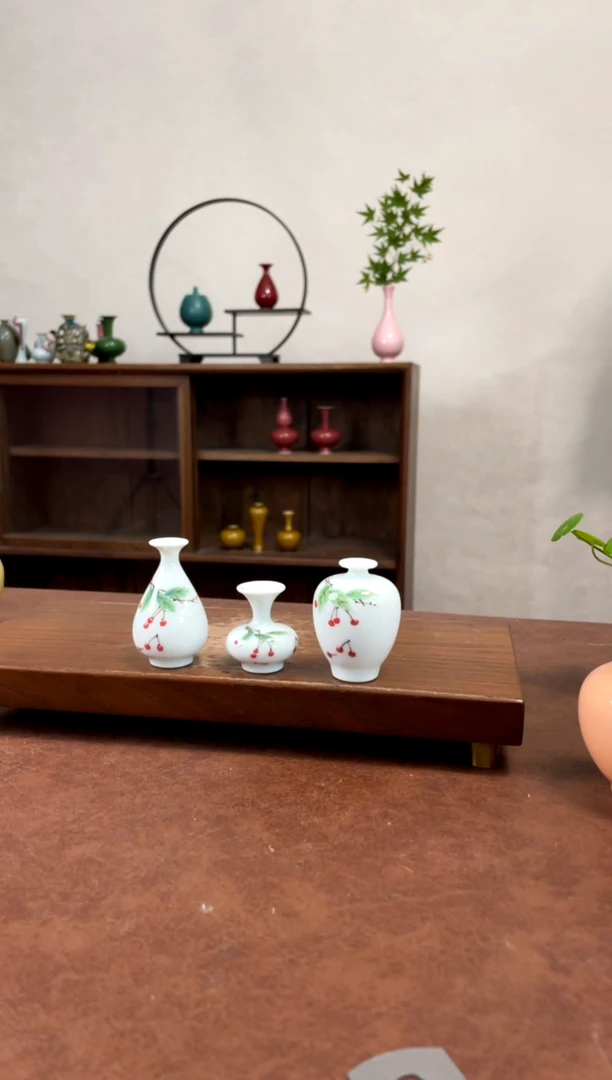 摆件景德镇花器小摆件全手工制作