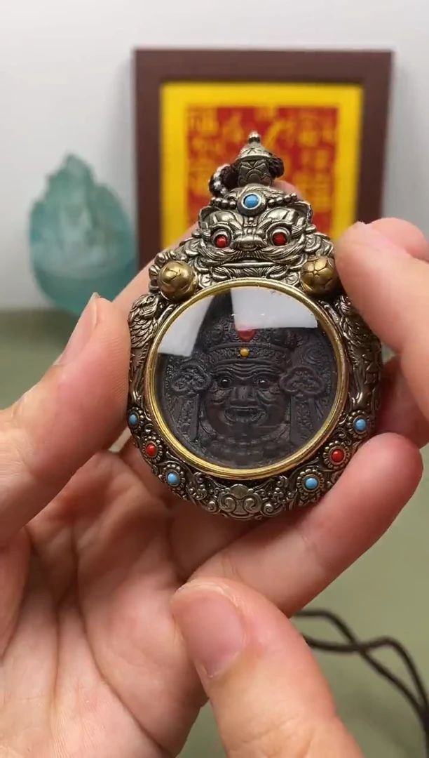 木降真香扎西达姆唐卡脖挂