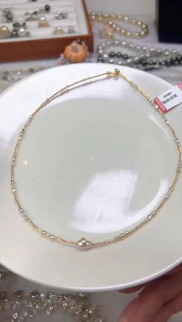 颈饰未镶嵌海水珍珠海水珠