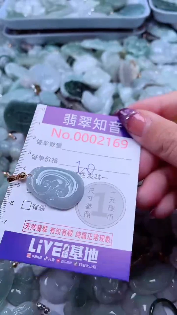 翡翠未镶嵌吊坠(不含链)2169