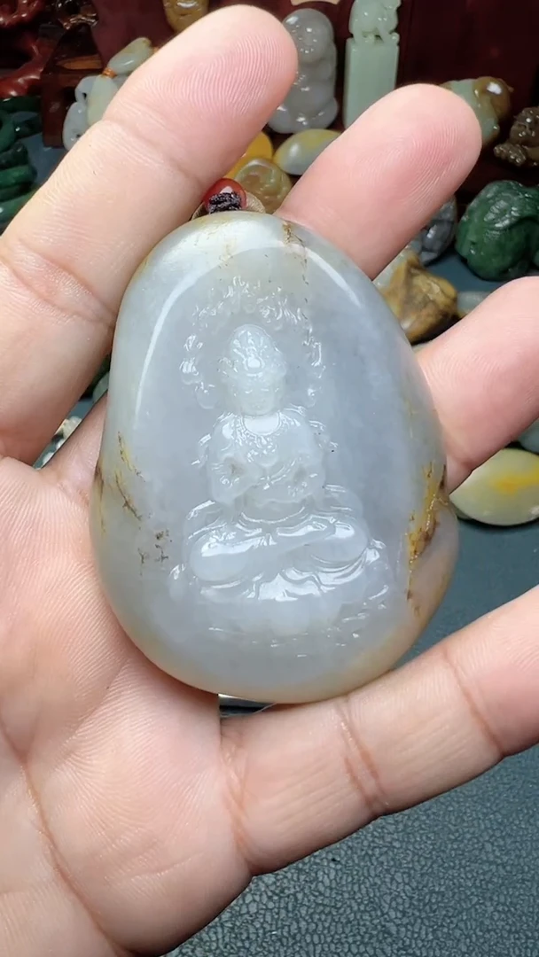 未镶嵌和田玉把件-